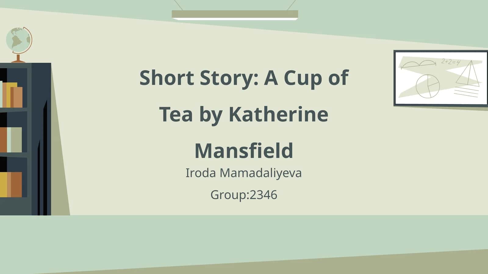 Short Story: A Cup of Tea by Katherine Mansfield 1