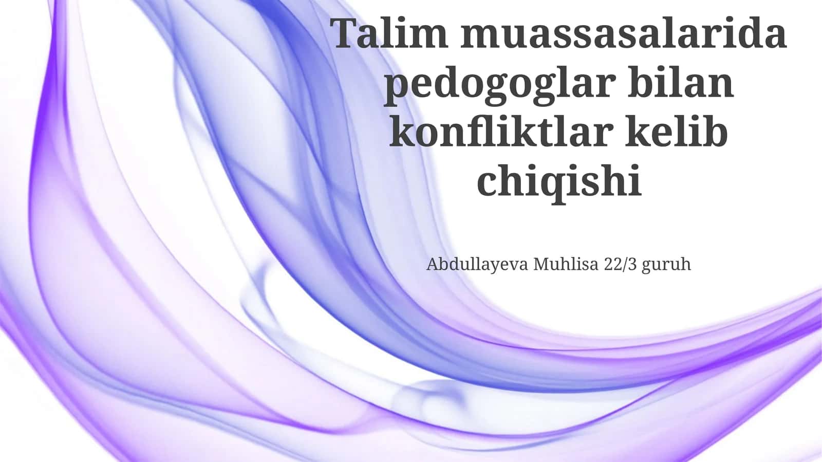 Kelishmovchiliklarning asosiy sabablari va turlari 1