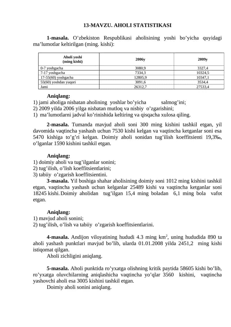 AHOLI STATISTIKASI 1