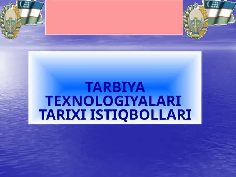 TARBIYA JARAYONIVA USULLARI 1
