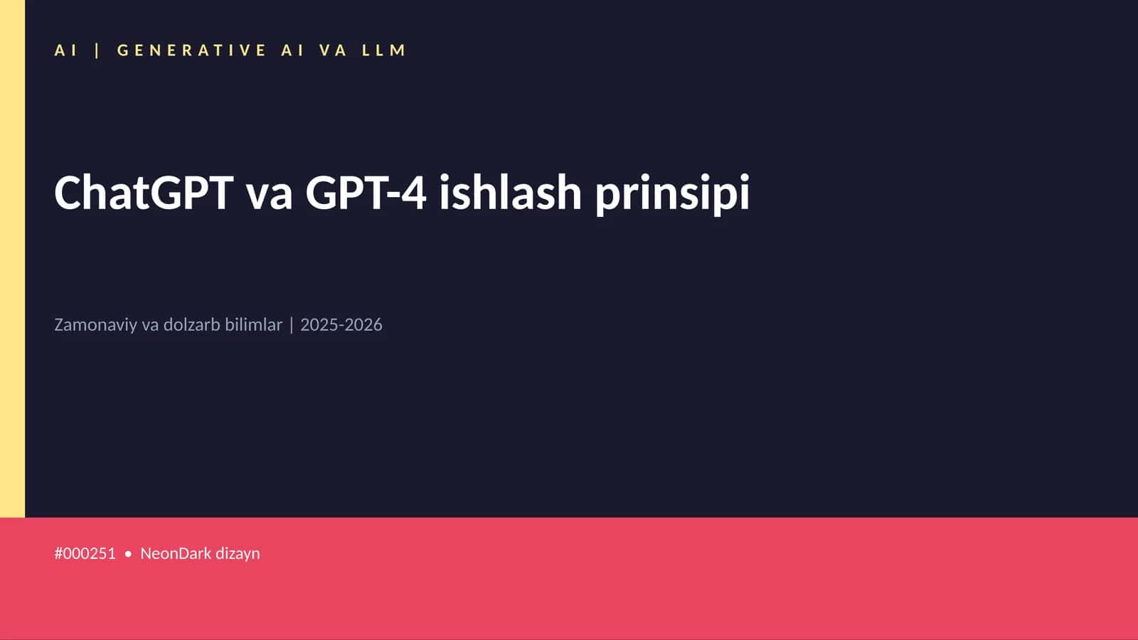 ChatGPT va GPT-4 ishlash prinsipi 1