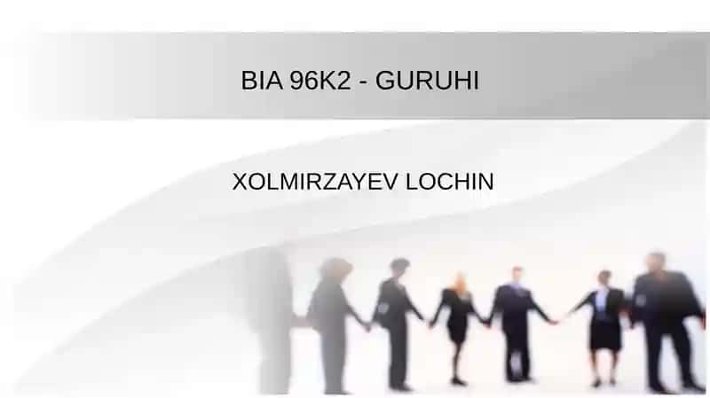 ANGLIYANING HOZIRGI BANK TIZIMI