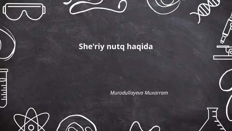 She'riy nutq 1