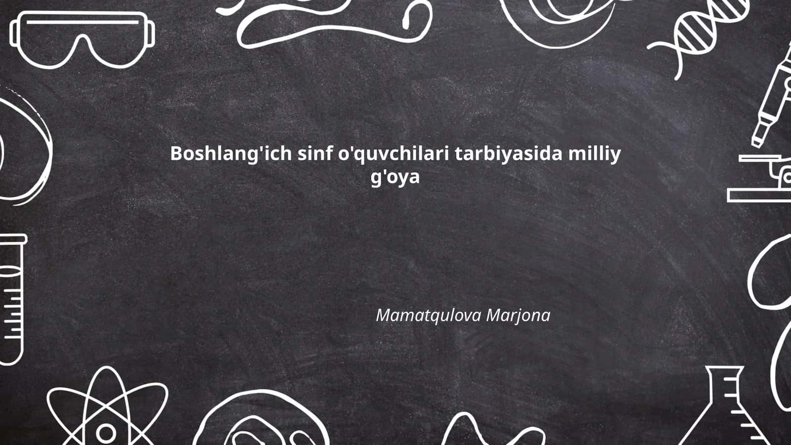 Milliy g'oya va madaniy meros 1