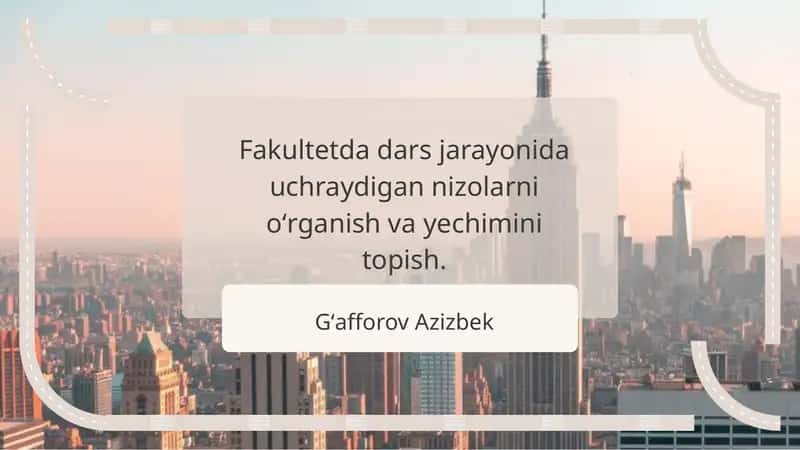 Nizolarning asosiy turlari va ularning sabablari 1