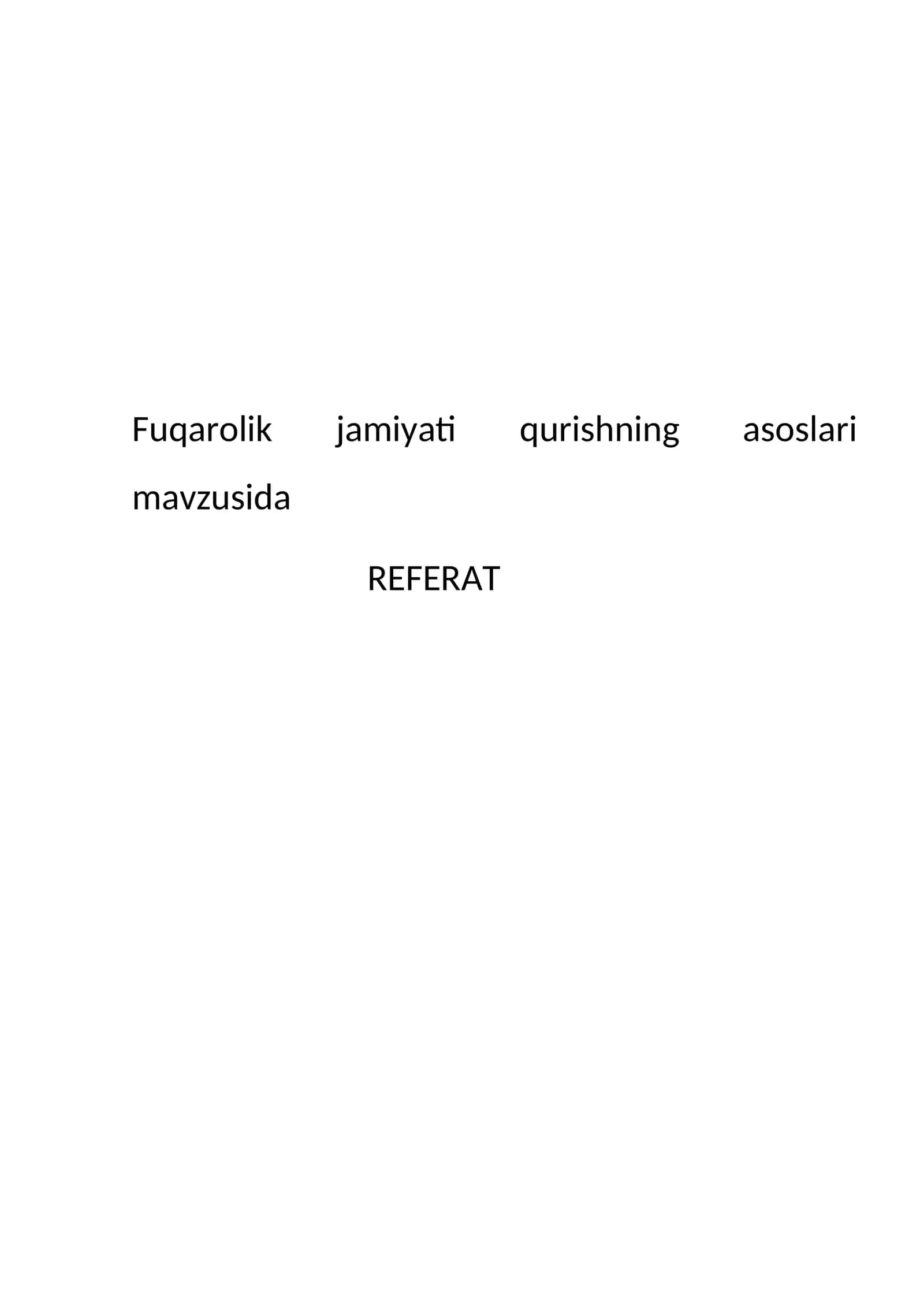 Fuqarolik jamiyati tushunchasi 1