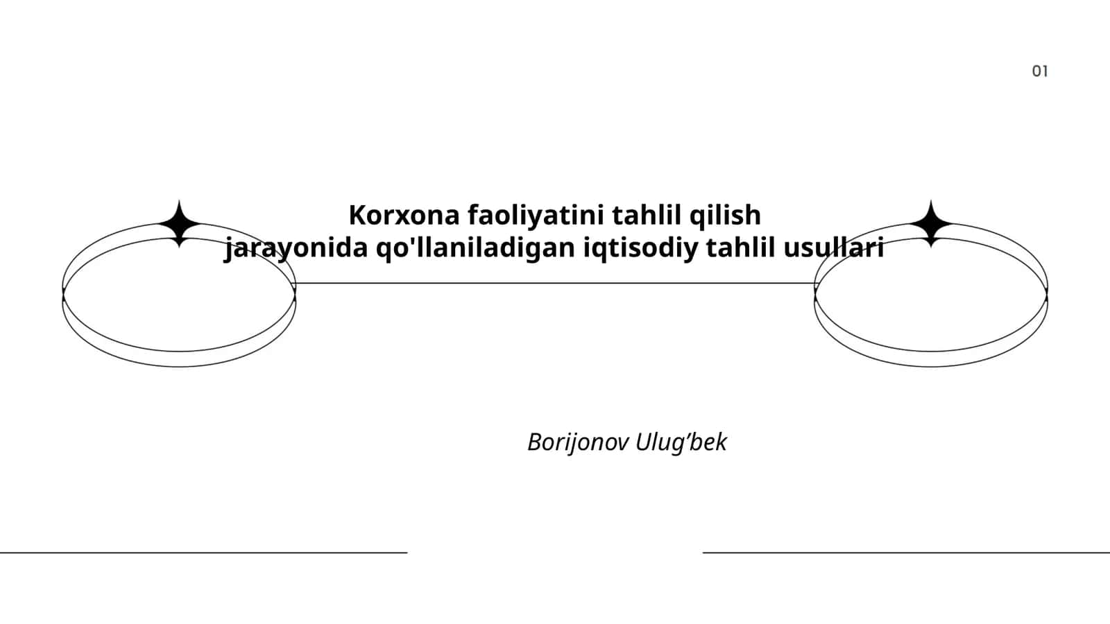 Moliyaviy ko'rsatkichlar tahlili 1