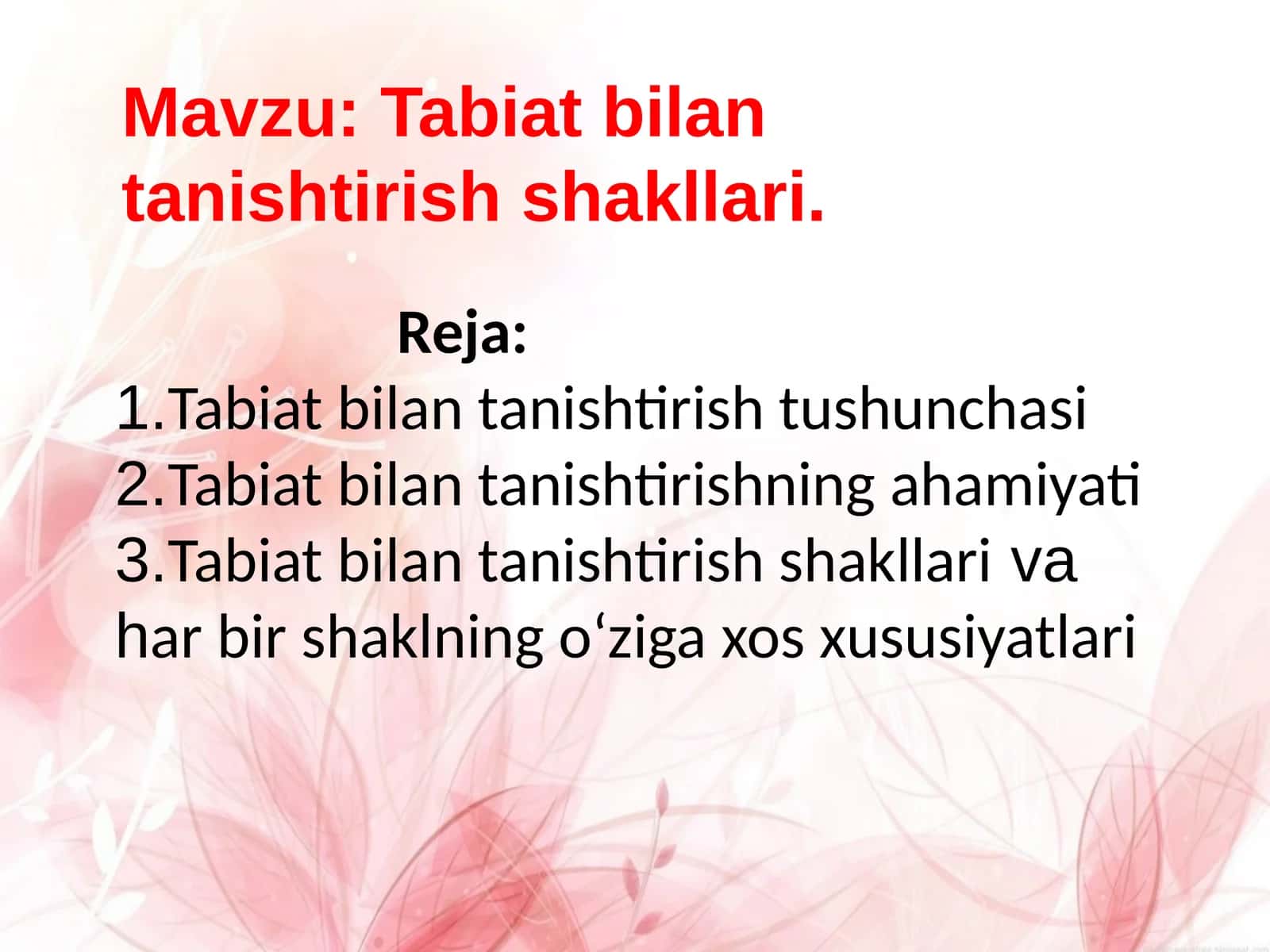 Tabiatbilantanishtirishshakllari 1