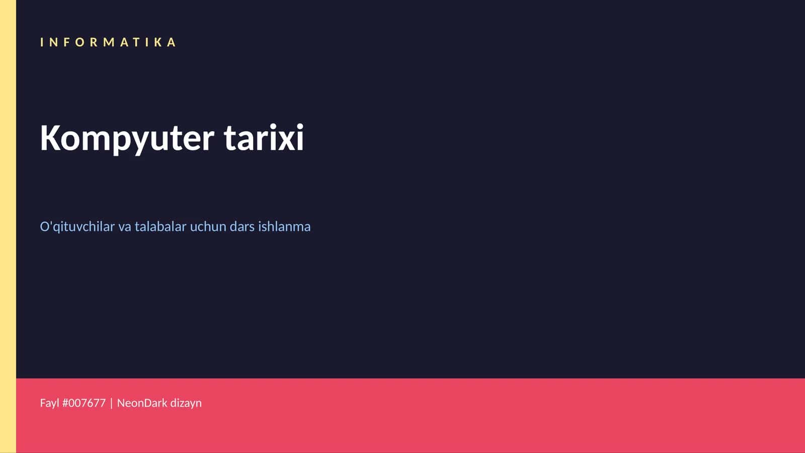 INFORMATIKA 1