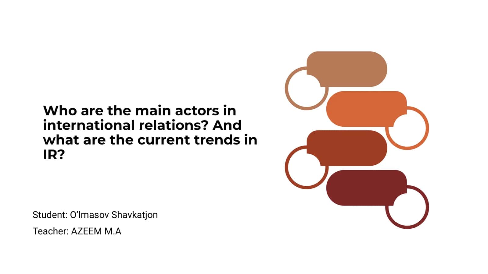 Introduction to International Actors 1