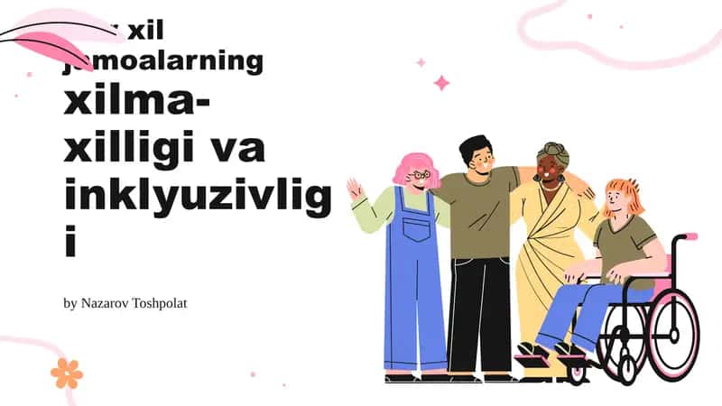 Har xil jamoalarning xilma-xilligi va inklyuzivligi 1