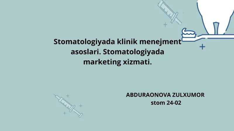 Stomatologiya 1