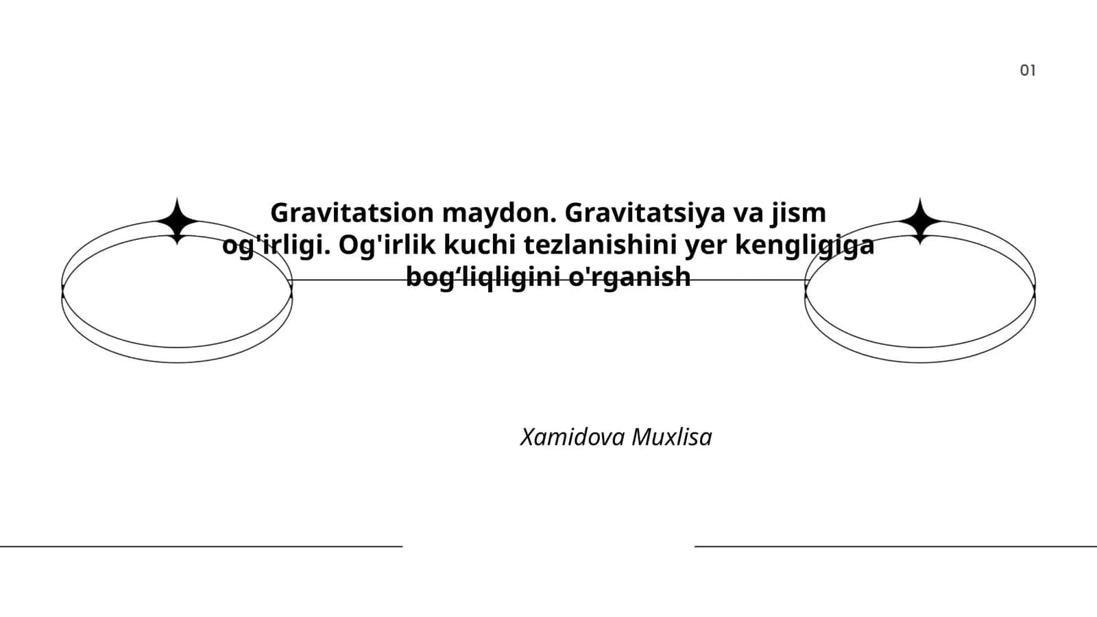 Gravitatsion maydon 1