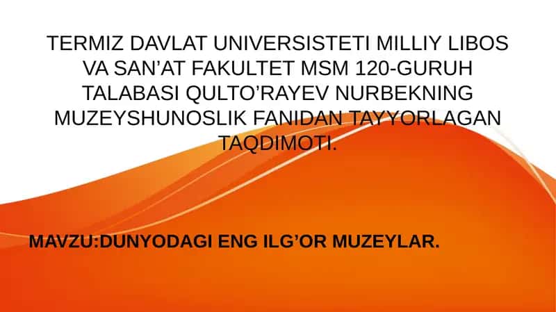LUVR MUZEYI 1