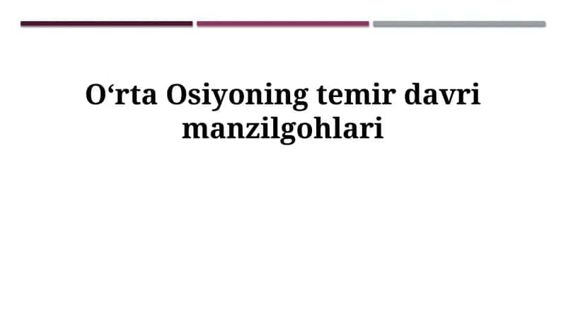 Qirishing temir davri manzilgohi 1