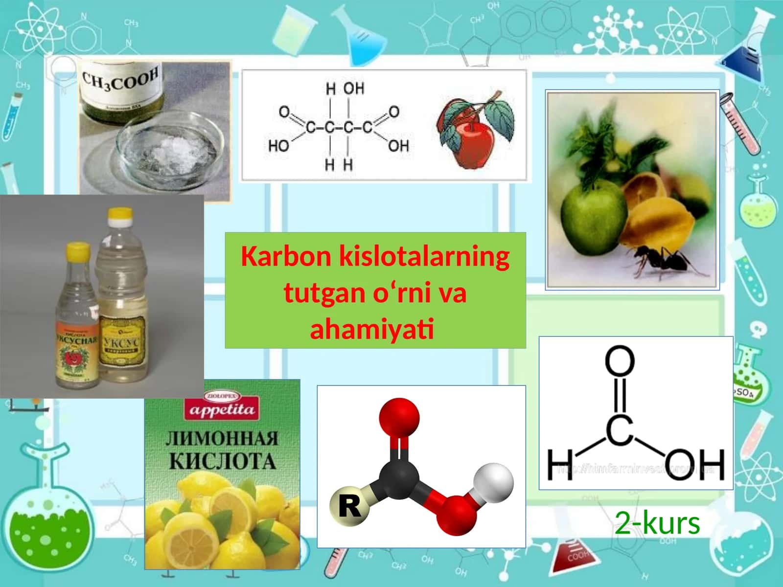 Karbonkislotalarningtutganoʻrnivaahamiyati 1