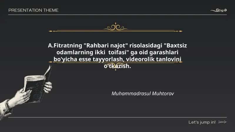 Baxtsiz odamlarning ikki toifasi 1