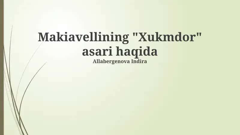 Hukmdor 1