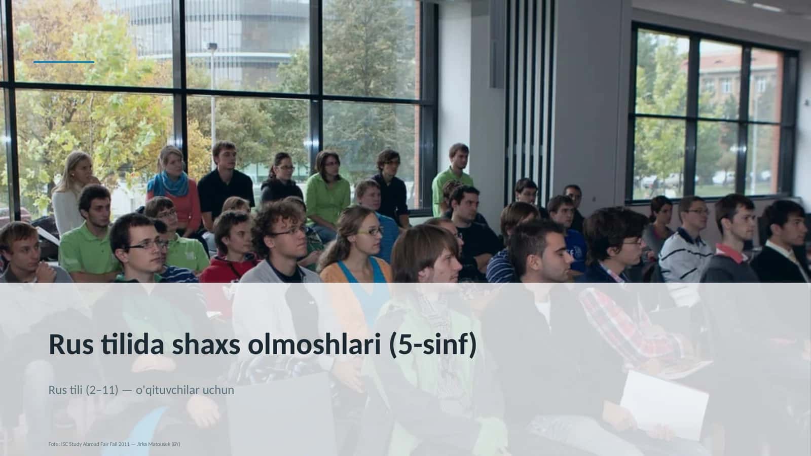 Rus tilida shaxs olmoshlari (5-sinf) 1