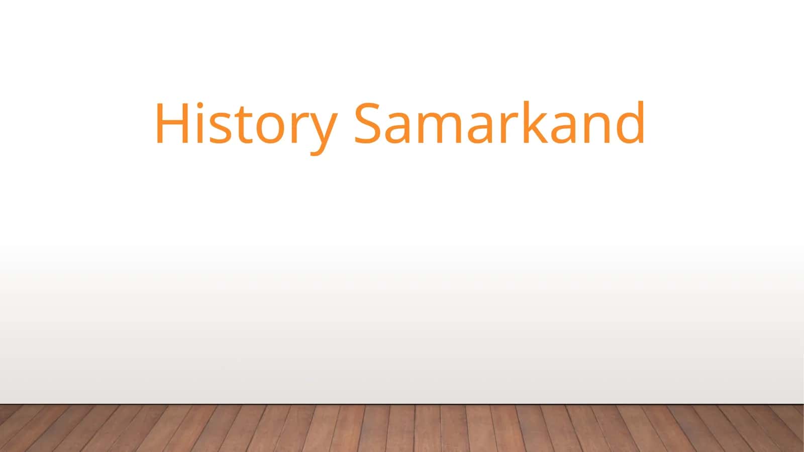 hitory of samarkand 1