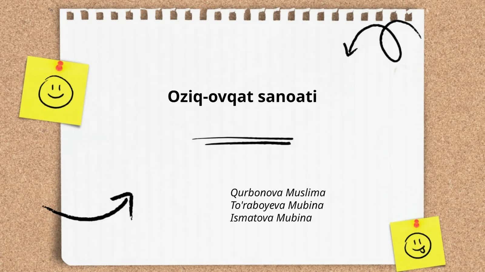 Oziq-ovqat mahsulotlarini qayta ishlash texnologiyalari 1