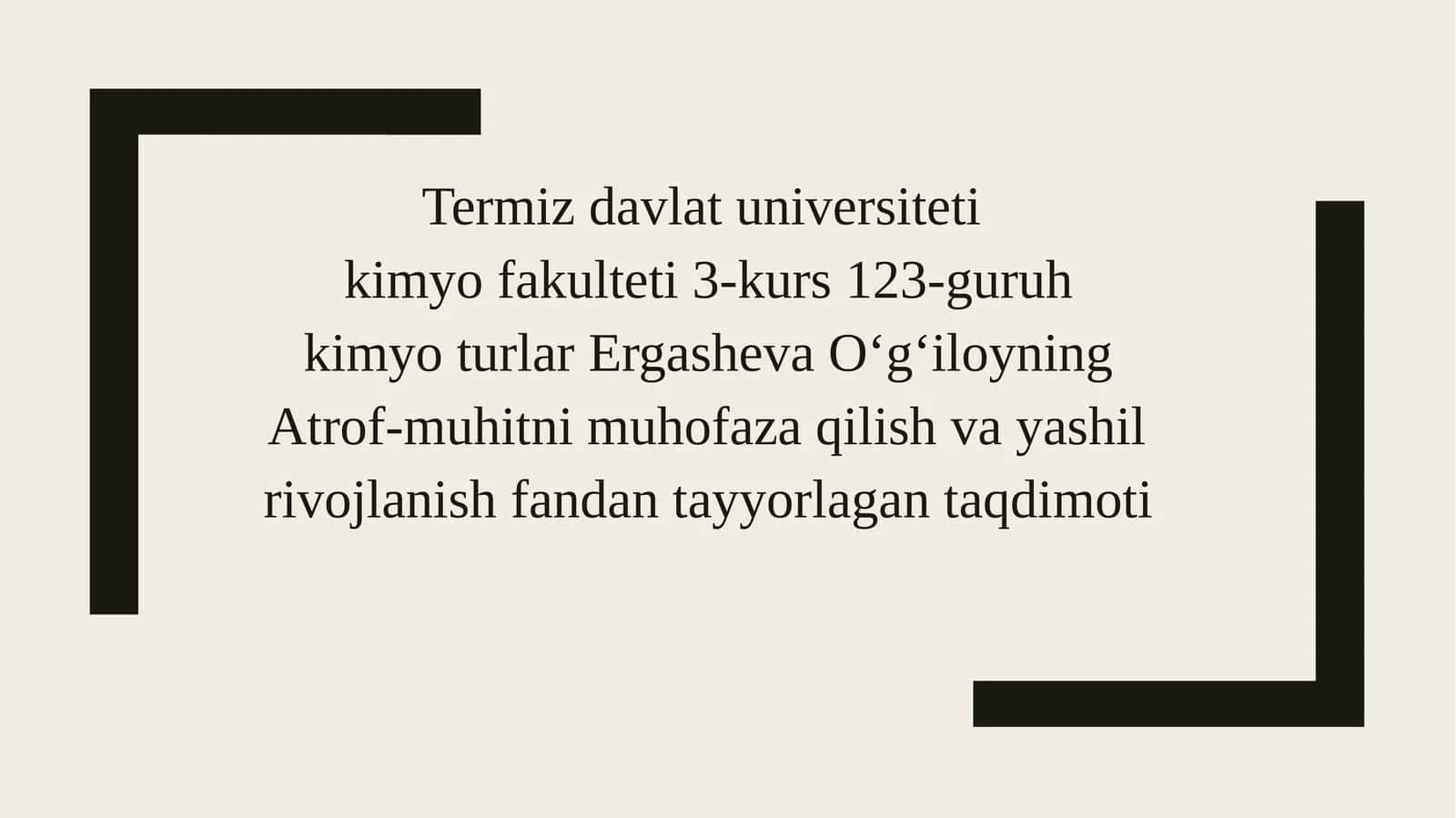 Iqlimo‘zgarishi va Ekologik Moshlashuv 1