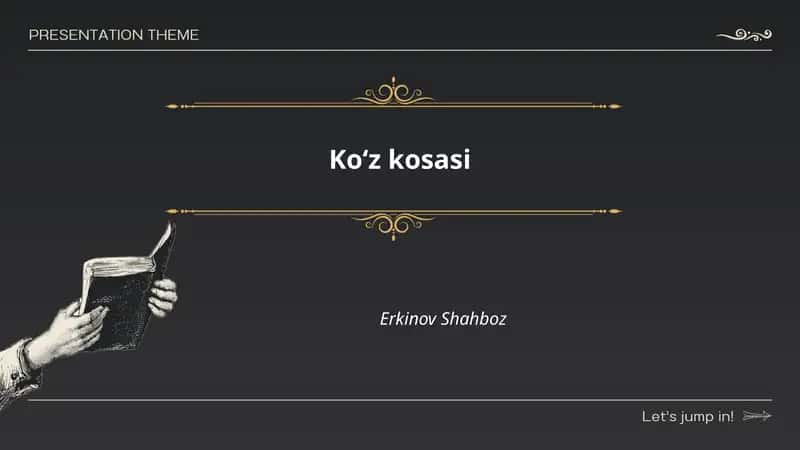 Ko‘z kosasi 1