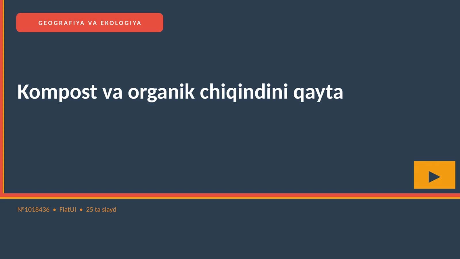 GEOGRAFIYA VA EKOLOGIYA 1