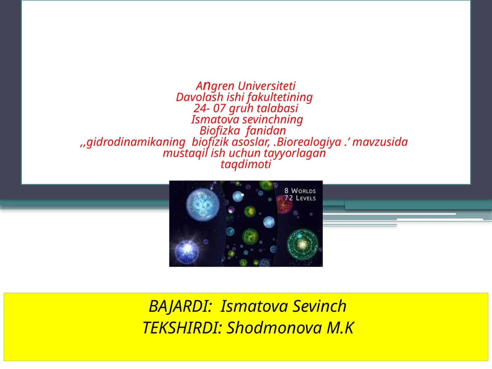 Gidrodinamika Biofizikasi 1