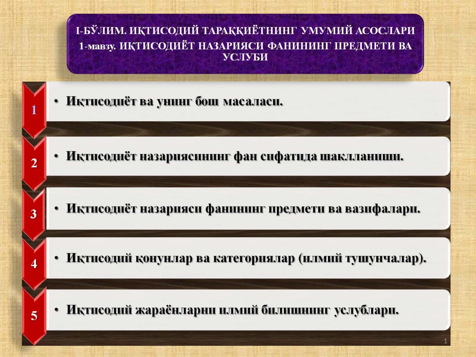 Макроиқтисодиёт 1