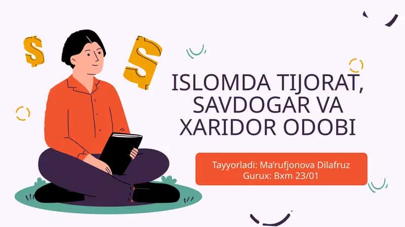Islomda tijorat odobi 1