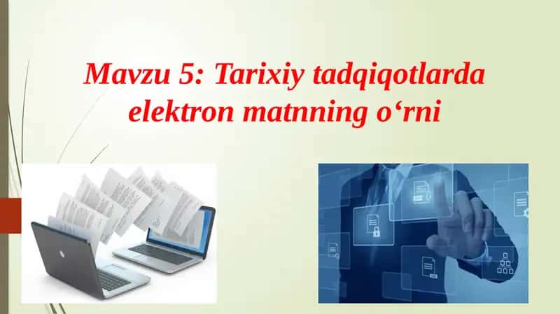Tarixiy tadqiqotlar 1