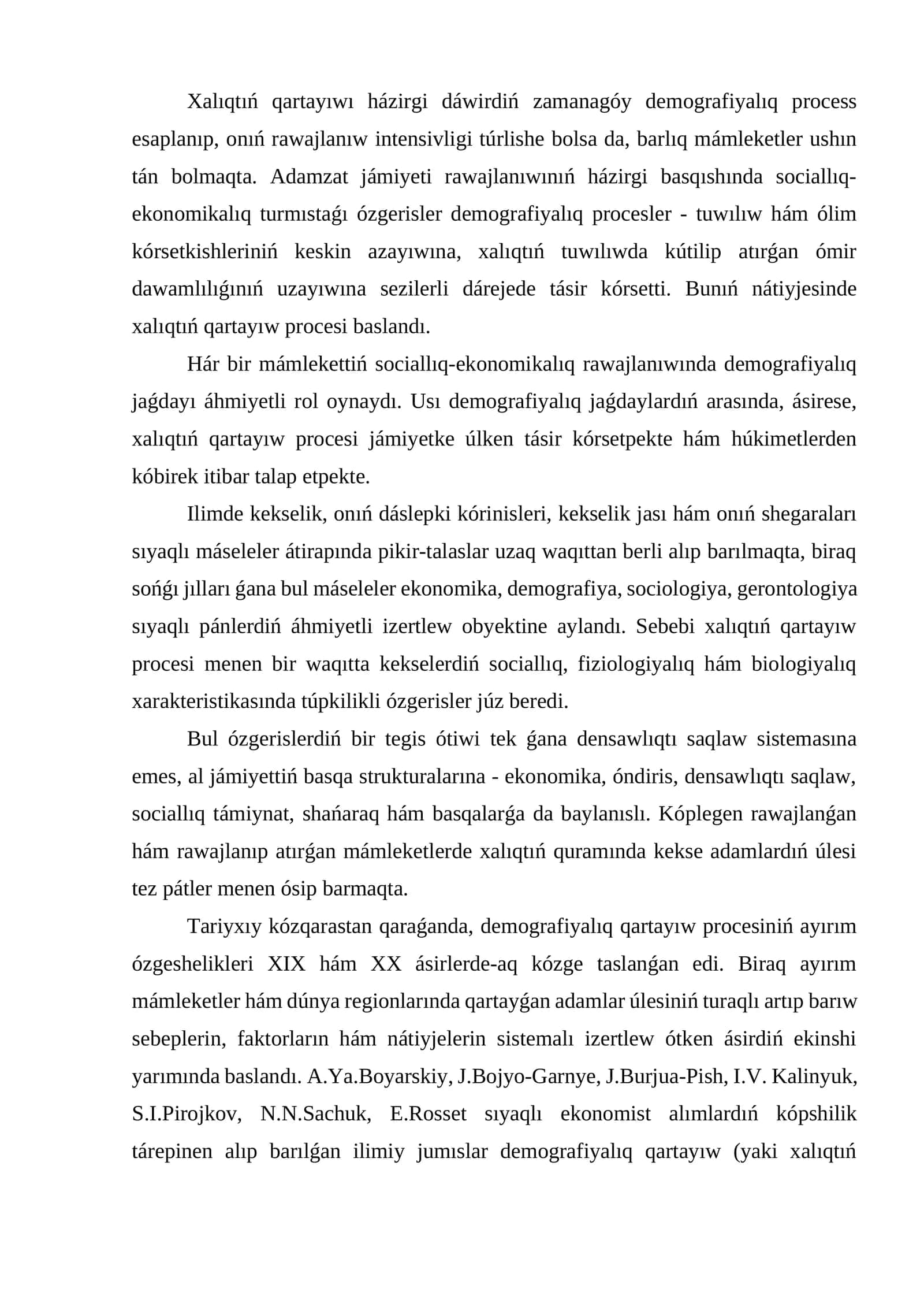 Xalıqtıń qartayıw 1