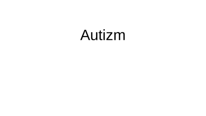 Autizm 1