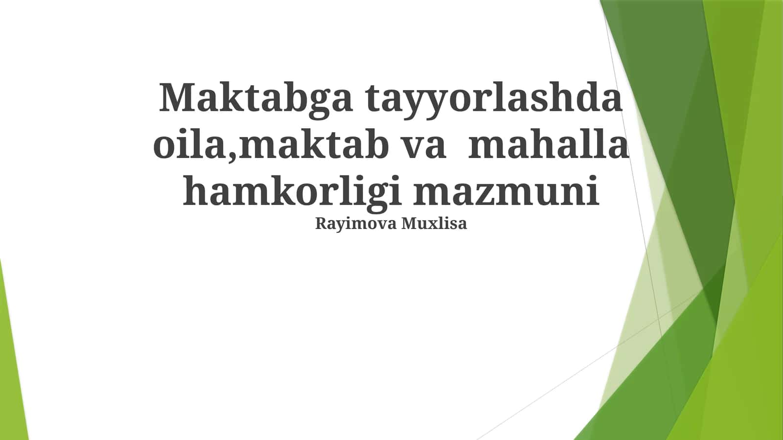 Bolaning ijtimoiy moslashuvi 1