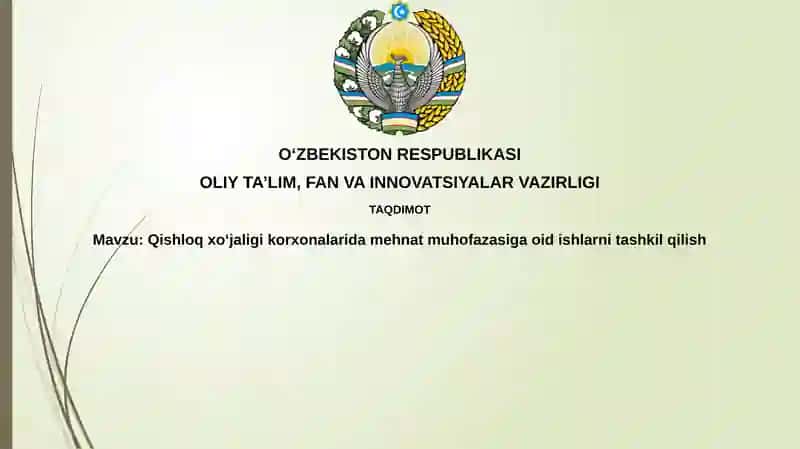Mehnatni muhofaza qilish xizmati