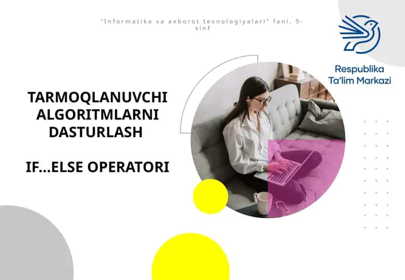 Tarmoqlanuvchi algoritmni dasturlash 1