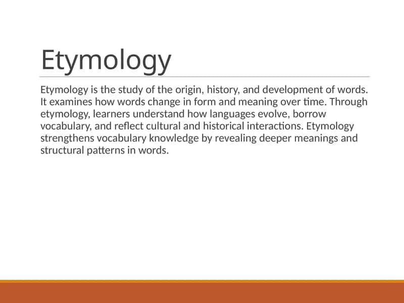 Etymology 1