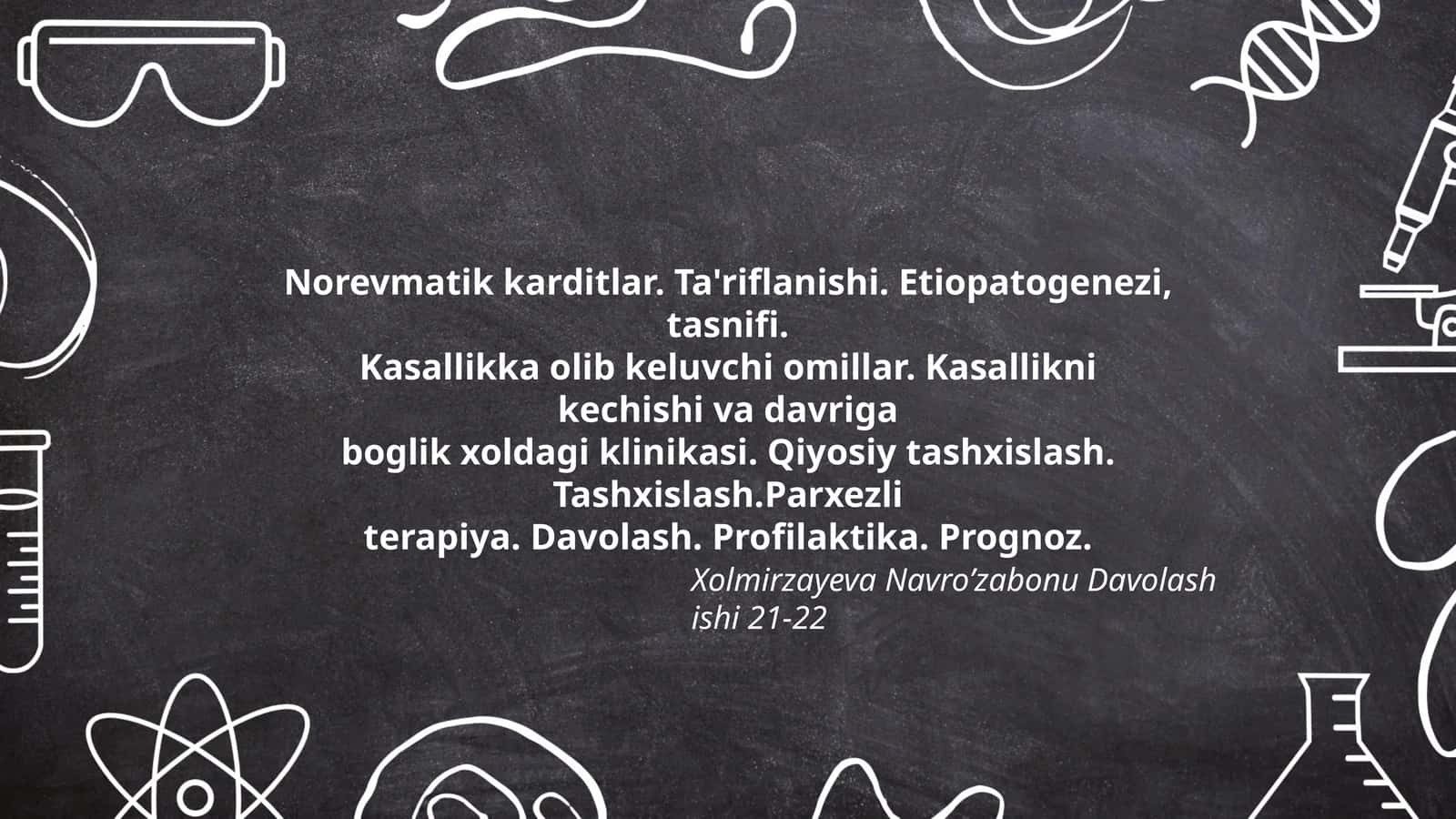 Norevmatik karditlar 1