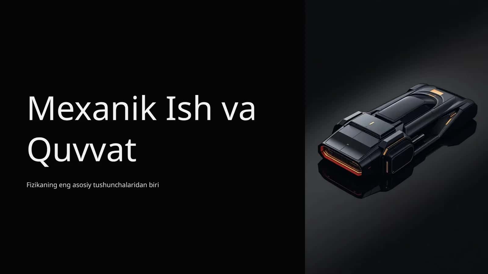 Mexanik Ish va Quvvat 1