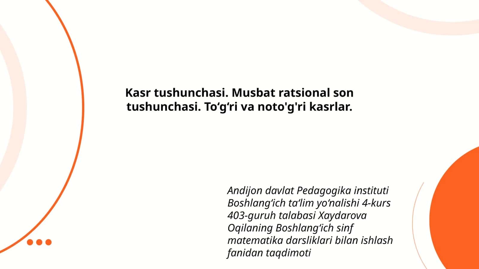 Boshlangʻich sinf matematika darsliklari 1