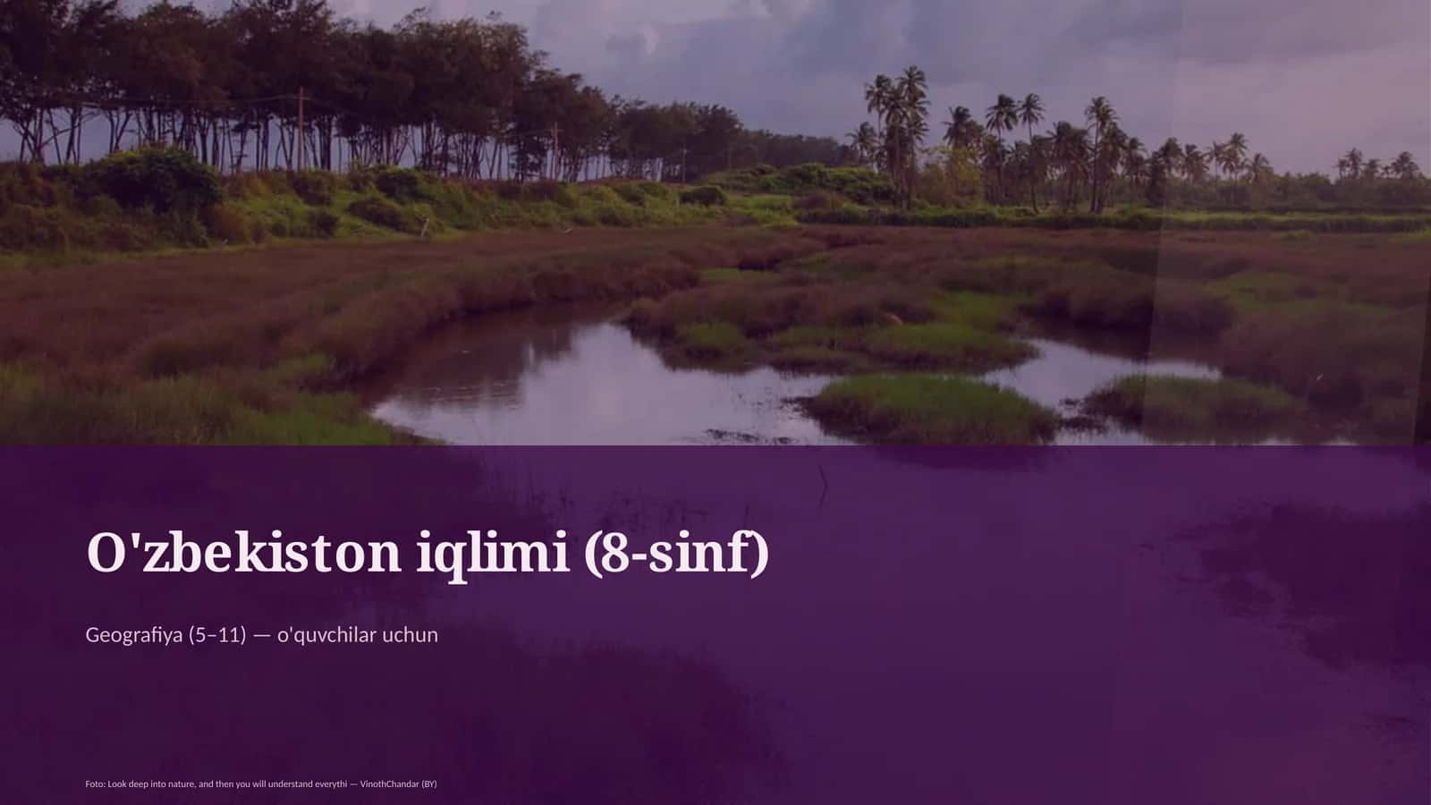O'zbekiston iqlimi (8-sinf) 1