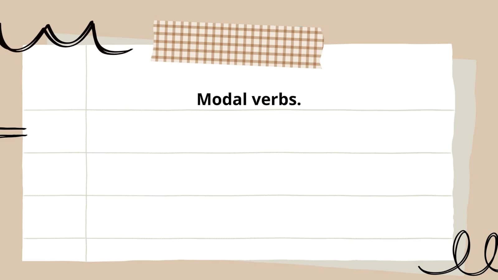 Modal verbs 1