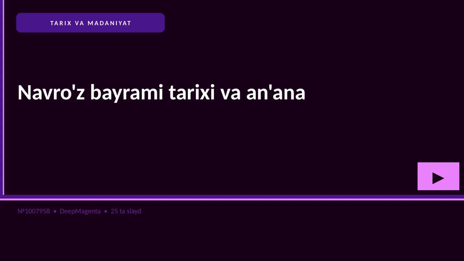 Navro'z bayrami tarixi va an'ana 1