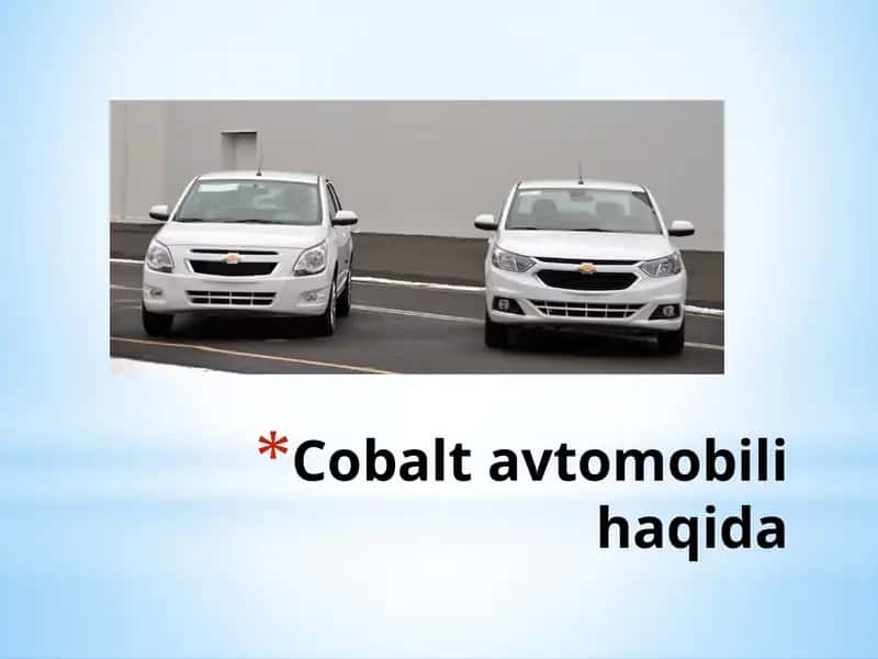 Cobalt avtomobili 1