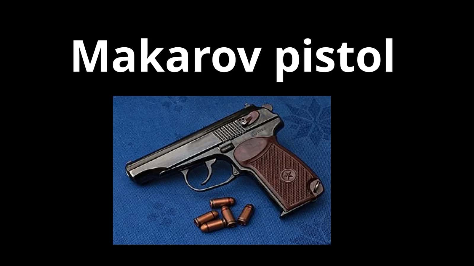 Makarov pistol 1
