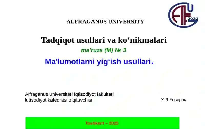 Ma'lumotlarniyigʻishusullari