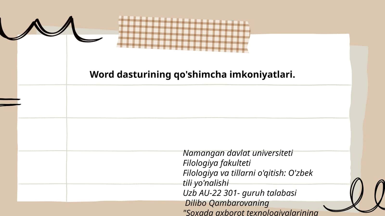 Soxada axborot texnologiyalarining qo'llanishi 1