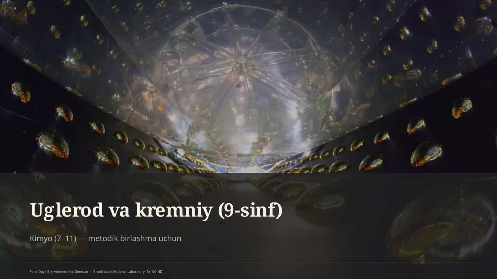 Uglerod va kremniy (9-sinf) 1