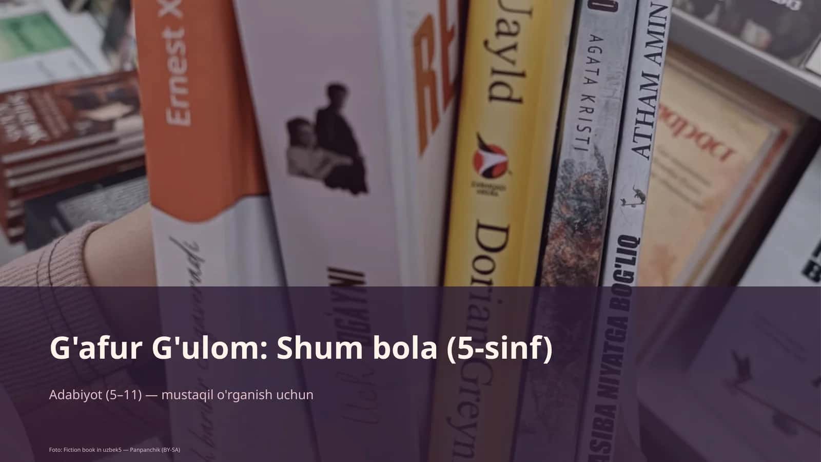 G'afur G'ulom: Shum bola (5-sinf) 1